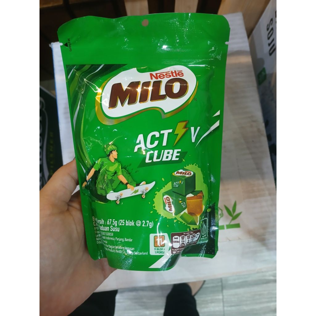 

Jual milo nestle act cube coklat paduan susu pack