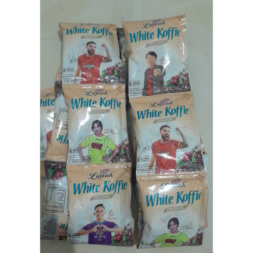 

Kopi Luwak White Koffie 10 Sachet x 20gr/1 Renceng