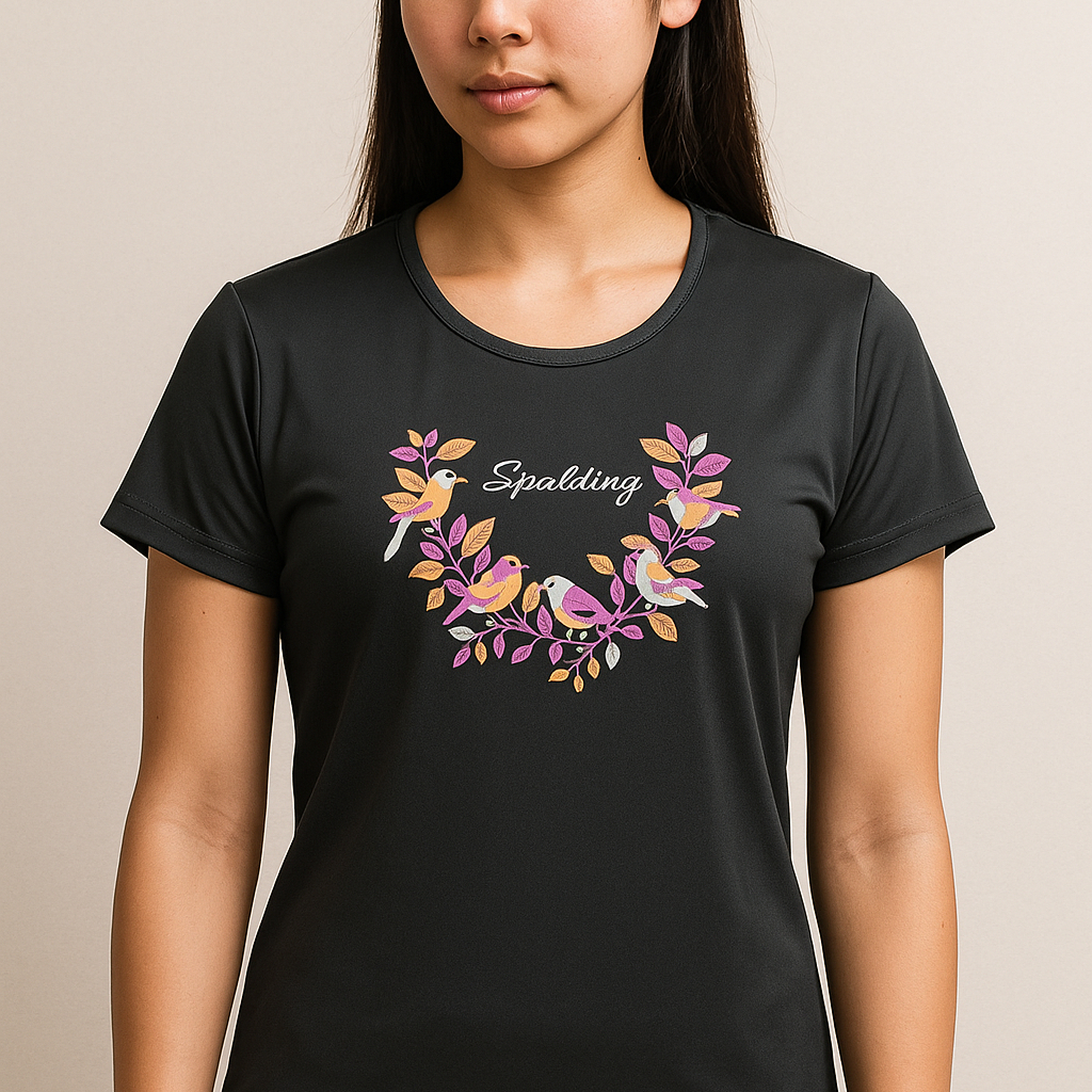 Kaos Olahraga Wanita SPALDING Basket Second Original Size L