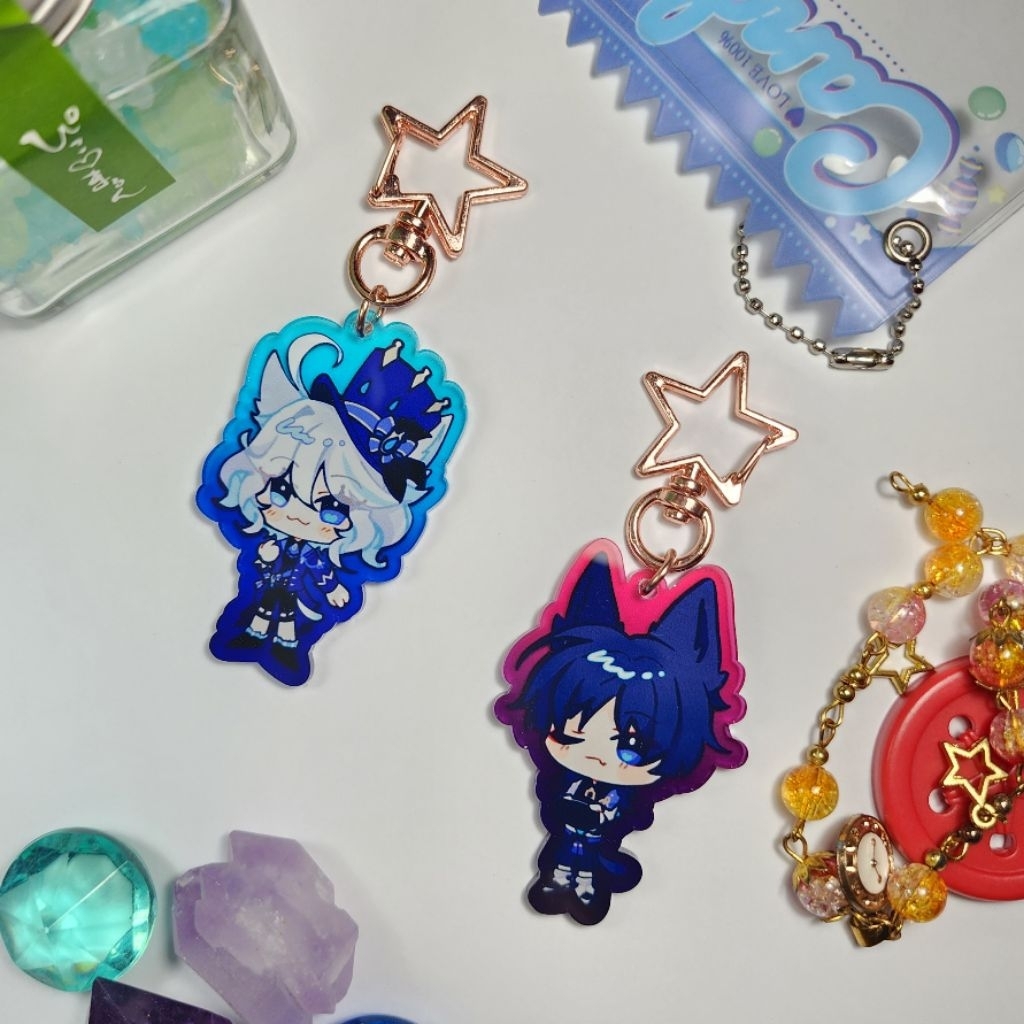 GENSHIN IMPACT Acrylic Keychains | Genshin Impact Fanmerch