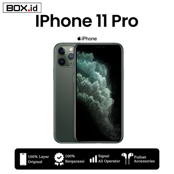 IPHONE 11 PRO 64GB 256GB 100% ORIGINAL Second/Bekas/Ex Inter LCD ORI/LIKE NEW/HOT PROMO/Free Ongkir 