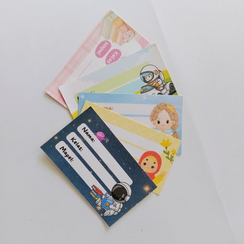 

Stiker label nama/ Label nama/ Stiker nama