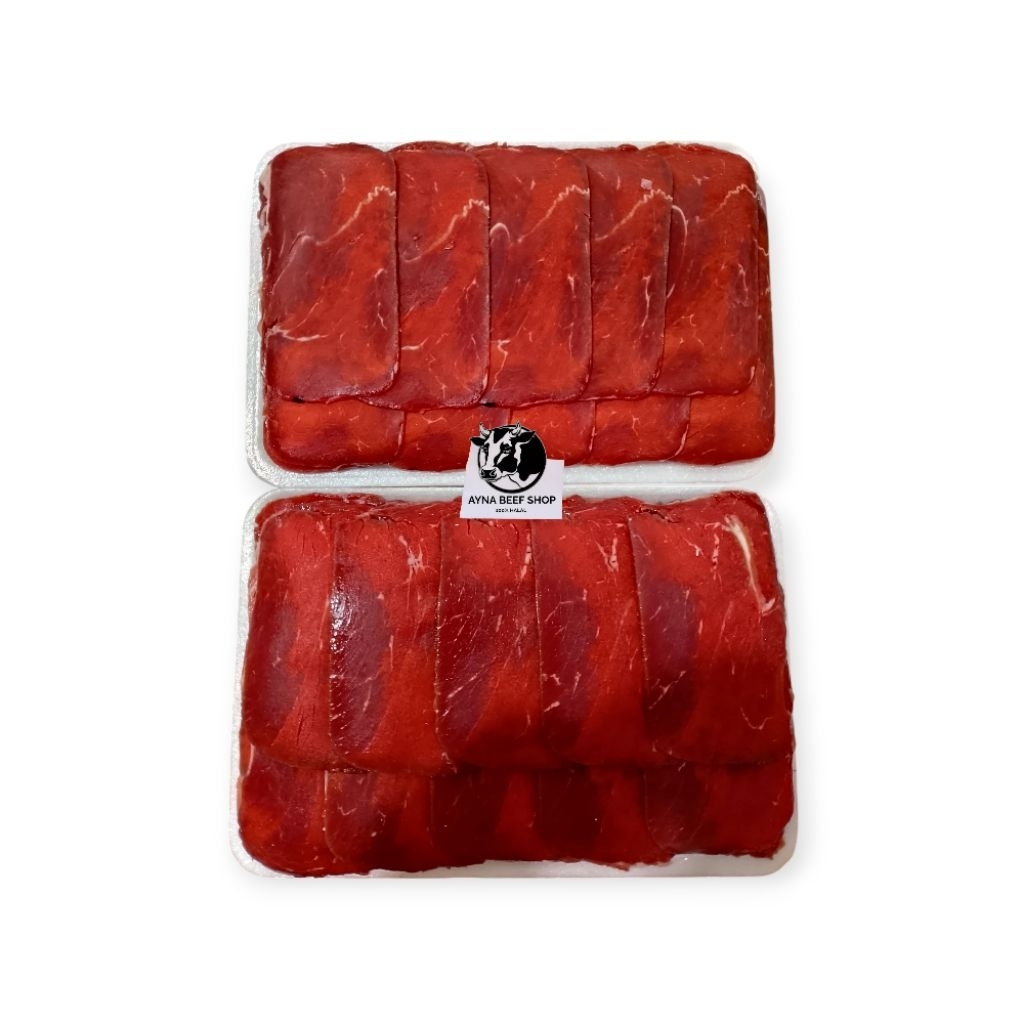 

Beef slice teriyaki/yakiniku non lemak Halal 500g-1kg