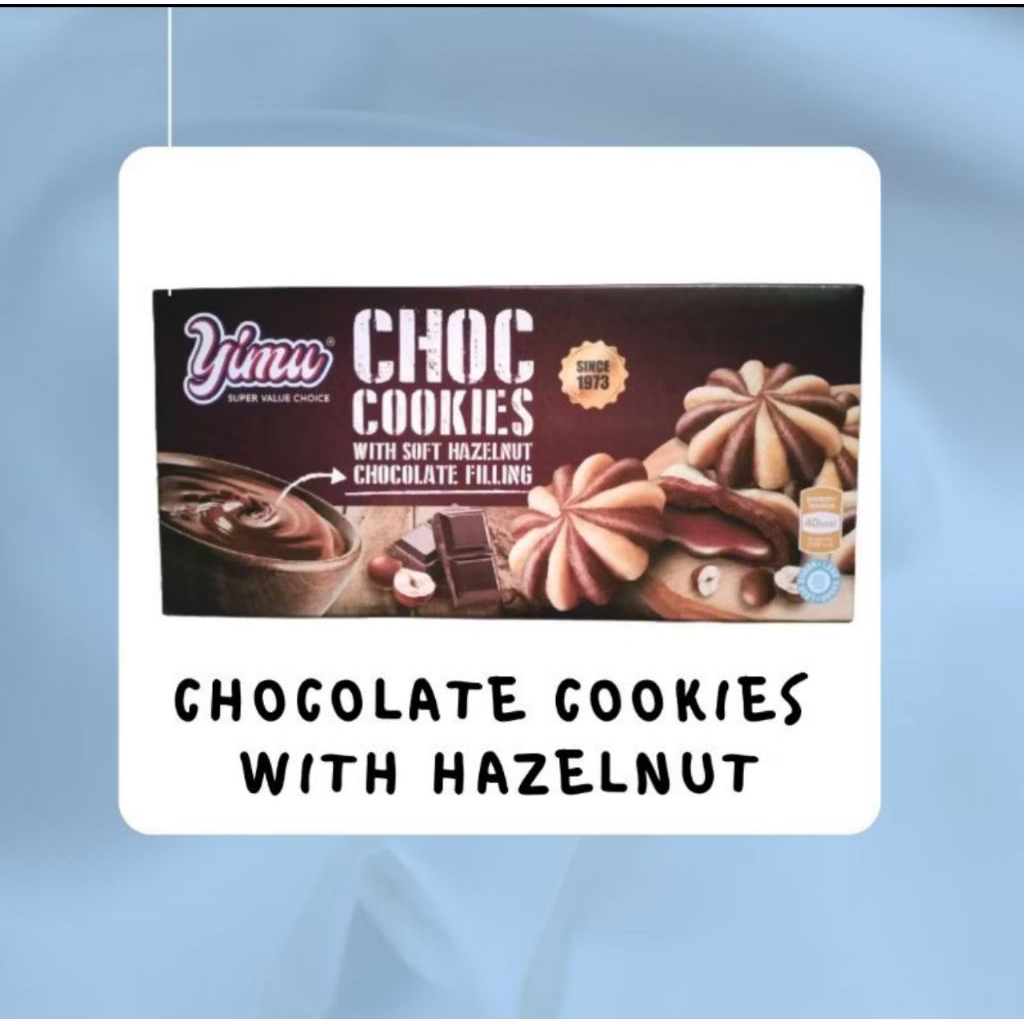 

YIMU COOKIES CHOCOLATE WITH HAZELNUT 80G