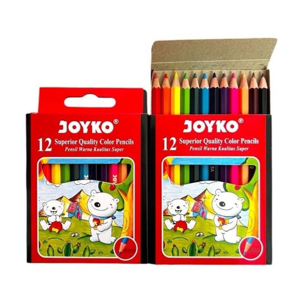 

Pensil Warna JOYKO CP-S12 Pendek