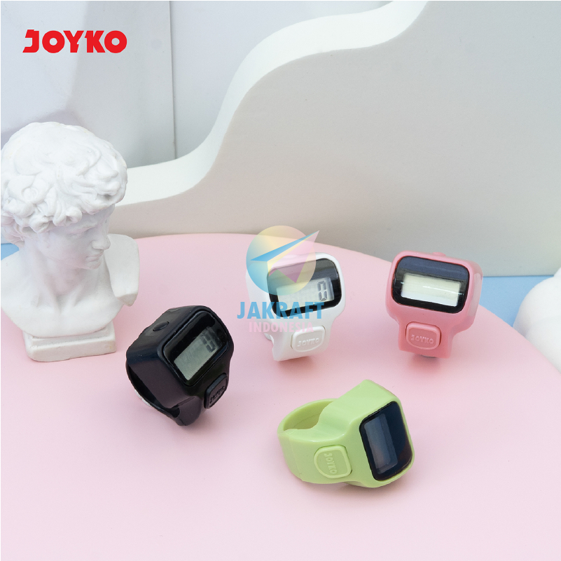 

(1 Pcs) Hand Tally Finger Digital Counter JOYKO FGCT-2021 / FCGT-2022 / FCGT-2023 Alat Hitung Cepat Zikir Tasbih Tasbeeh Modern Manual Plastik 5 Digits Puluh Ribu