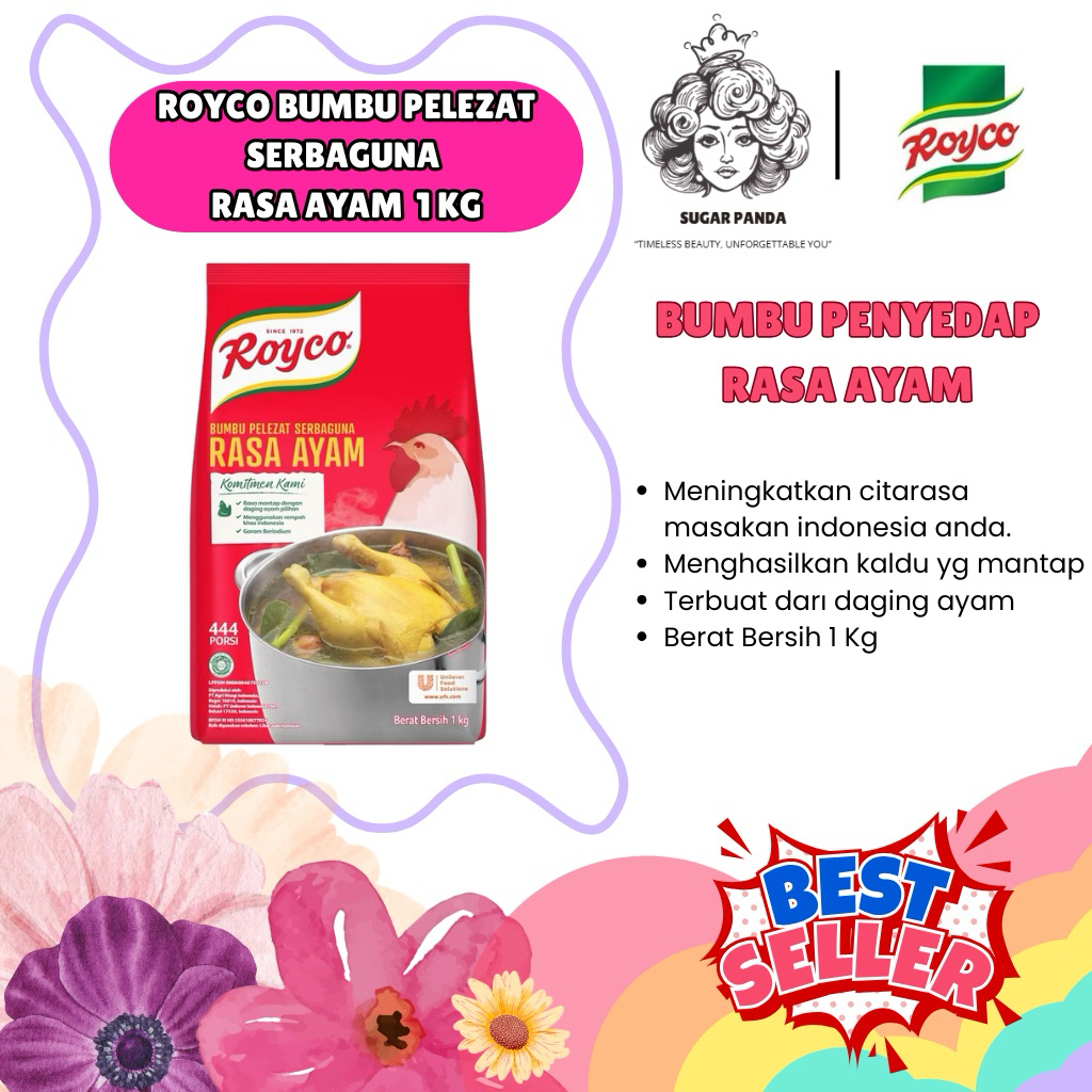

Royco Bumbu Penyedap Rasa Ayam Pouch 1Kg