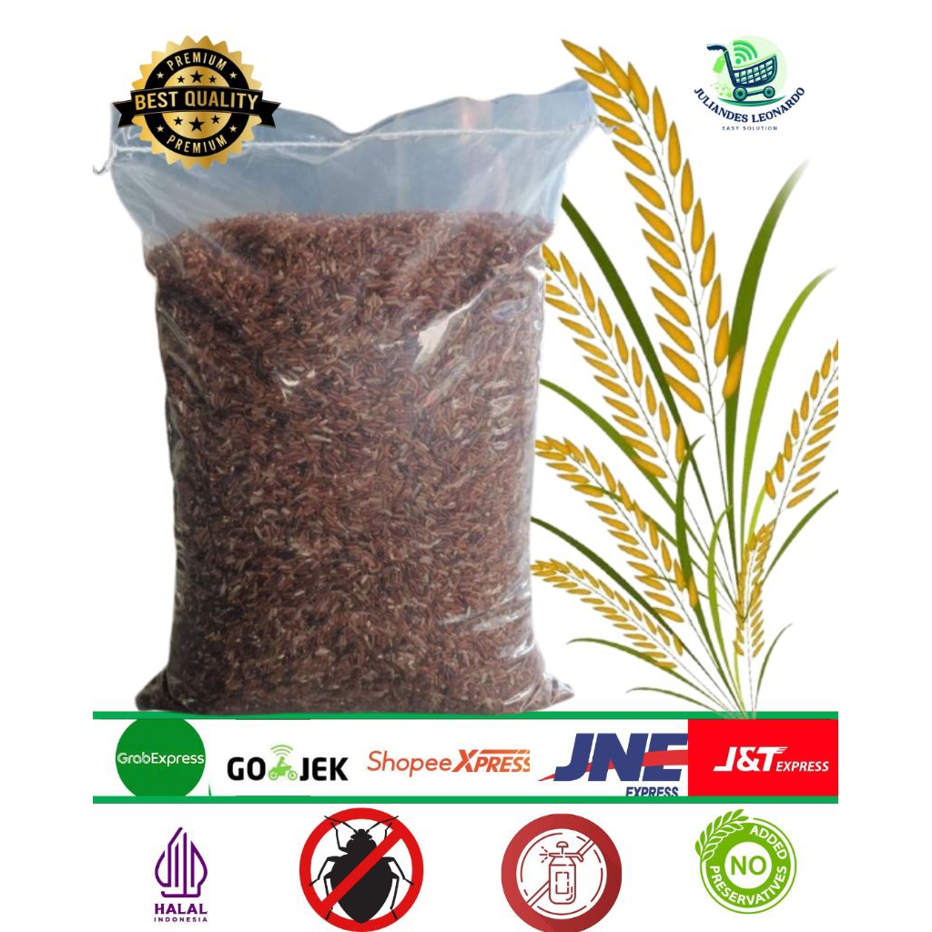 

[TERMURAH] Beras Merah Soso Pulen 5kg, 10kg, 20kg