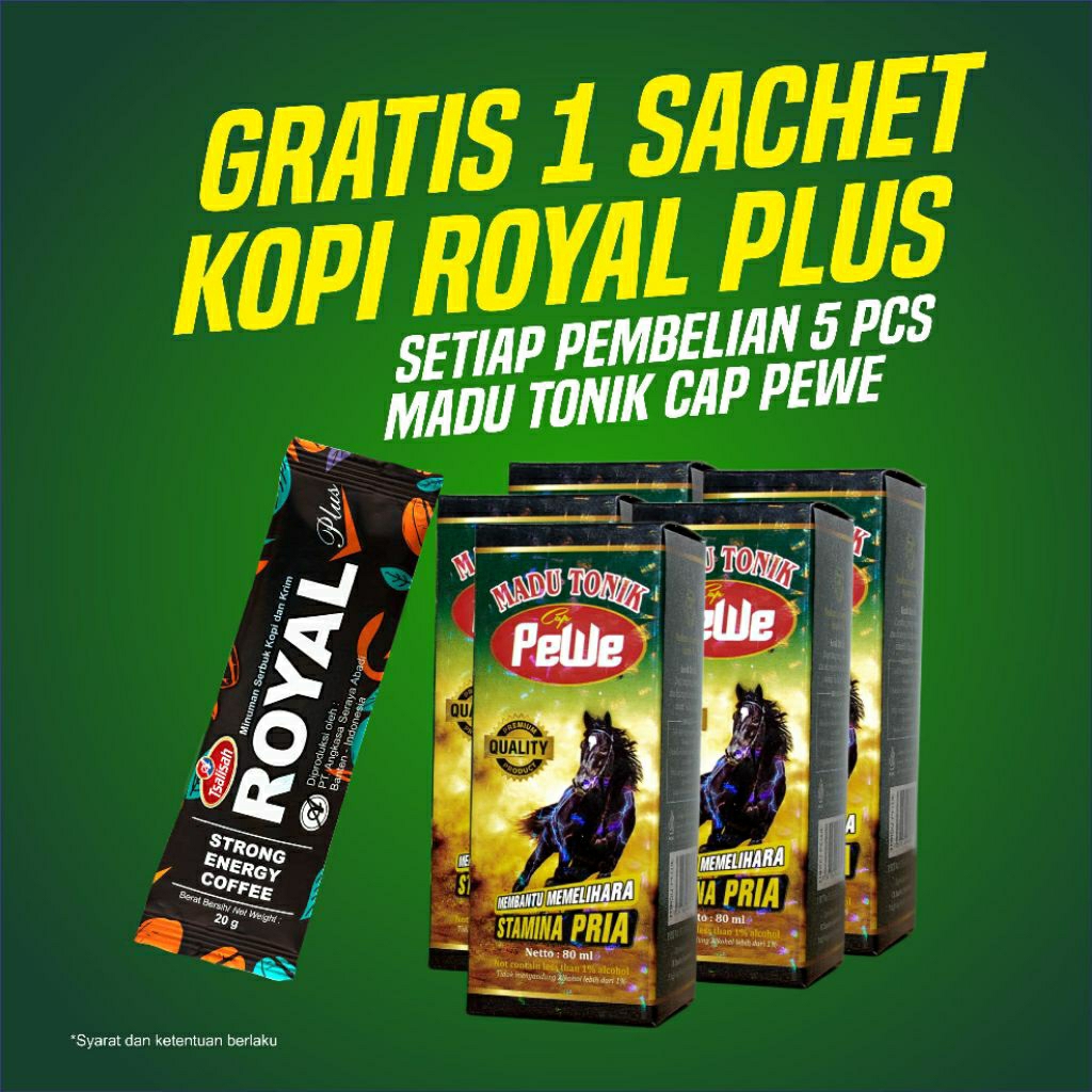 

Madu Tonik Cap Pewe 80ml / Madu Tonik Asli