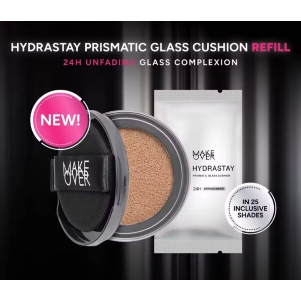 MAKE OVER Refill Hydrastay Prismatic Glass Cushion