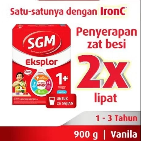 SGM 1+ 900gram VANILA MADU usia 1-3 tahun
