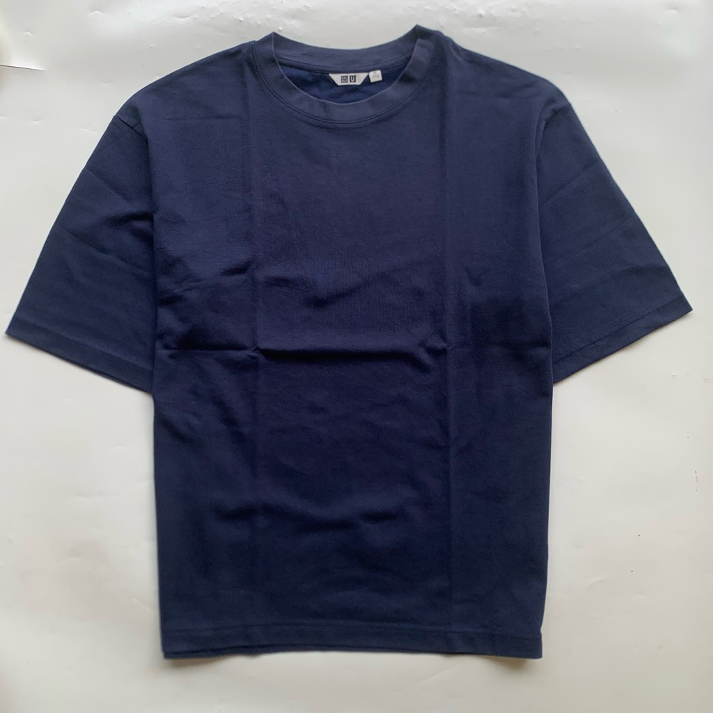 T-shirt Uniqlo airism oversize navy