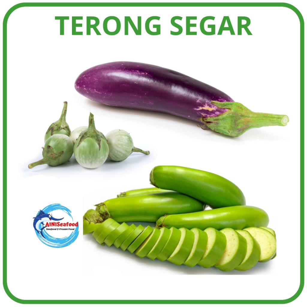 

Sayur Sayuran Terong Lalap Bulat Terong Hijau Terong Ungu Fresh Segar