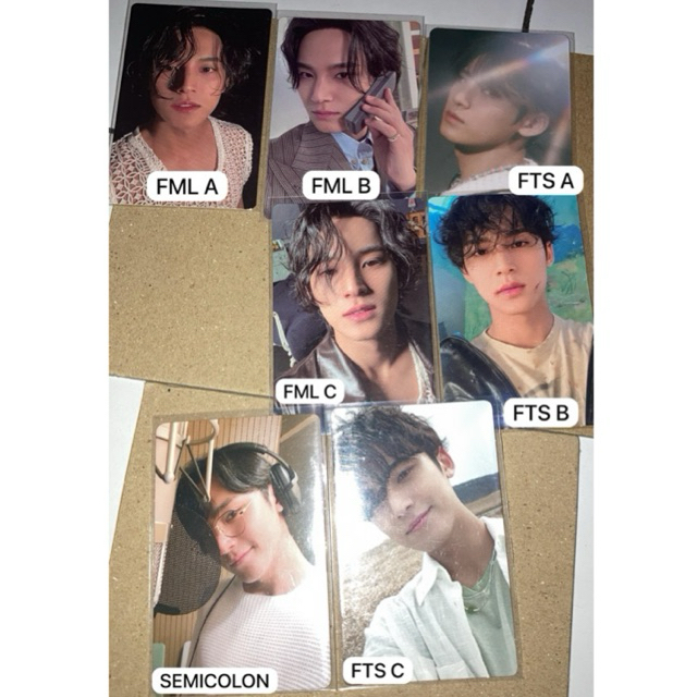 Seventeen Official Photocard Mingyu FML FTS SEMICOLON