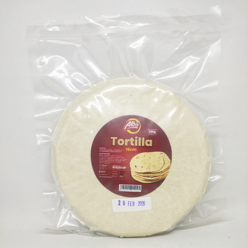 

ALBA FLOUR TORTILLA 16 CM 20 PCS