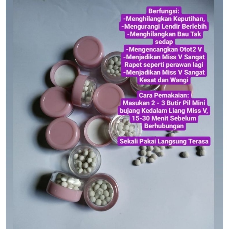 Pil Miss V Pill Virgin Original Isi 50 Butir