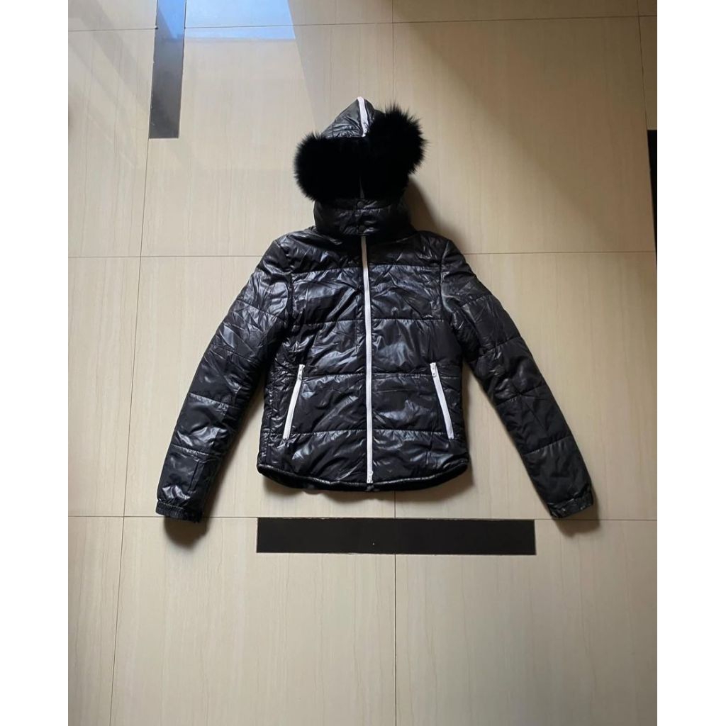 jaket zipper fur