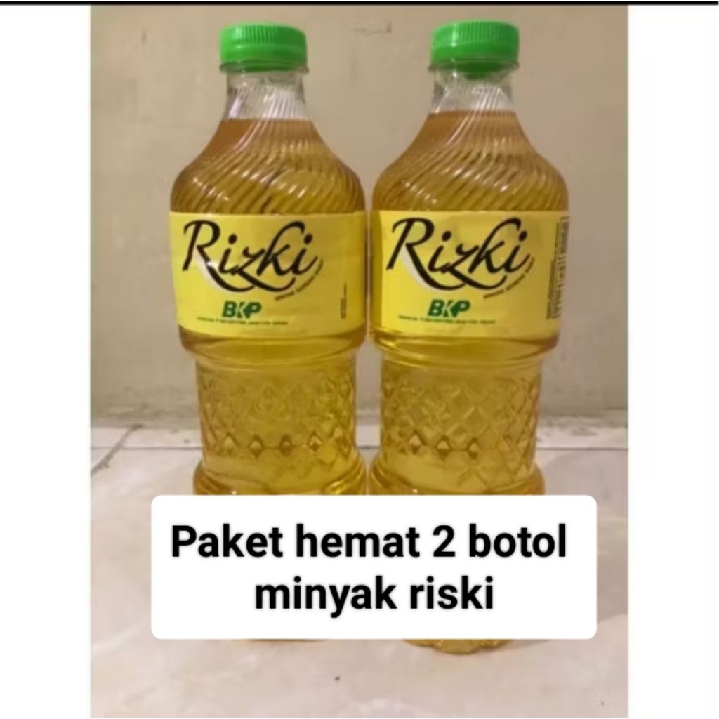 

Paket Hemat 2 botol minyak riski 900ml