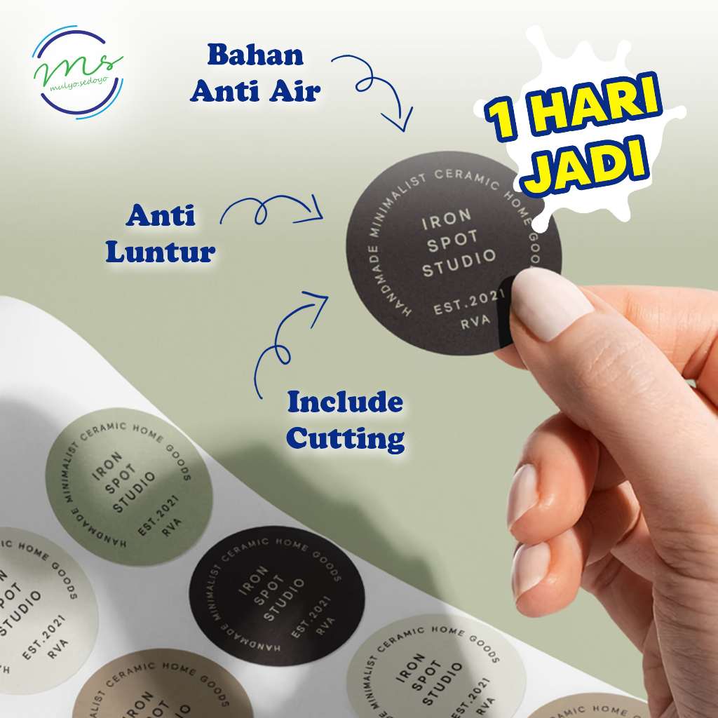 

Cetak Stiker Vinyl SEHARI JADI | Cetak Stiker Label Kemasan | Label Usaha Makanan