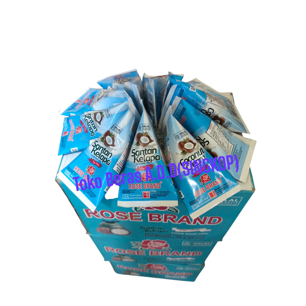 

Santan Kelapa Krim (Coconut Cream) Rose Brand65ml 1karton