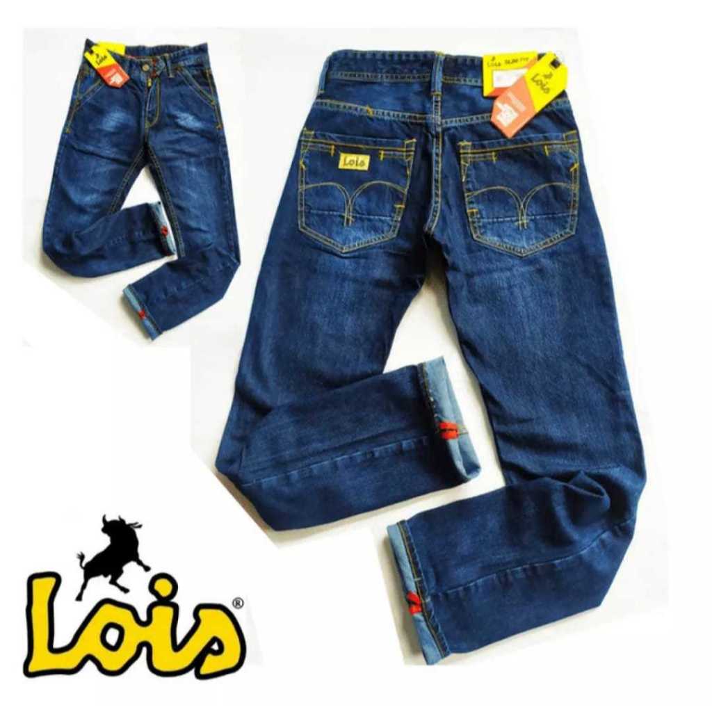 Celana Jeans Lois Original Pria 27-34 Panjang Terbaru / Celana Jeans Pria Lois Original 100%