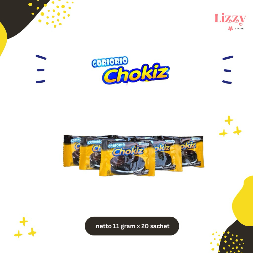 

Goriorio Chokiz Siantar Top Chocolate Sandwich Biscuit 11gr x 20