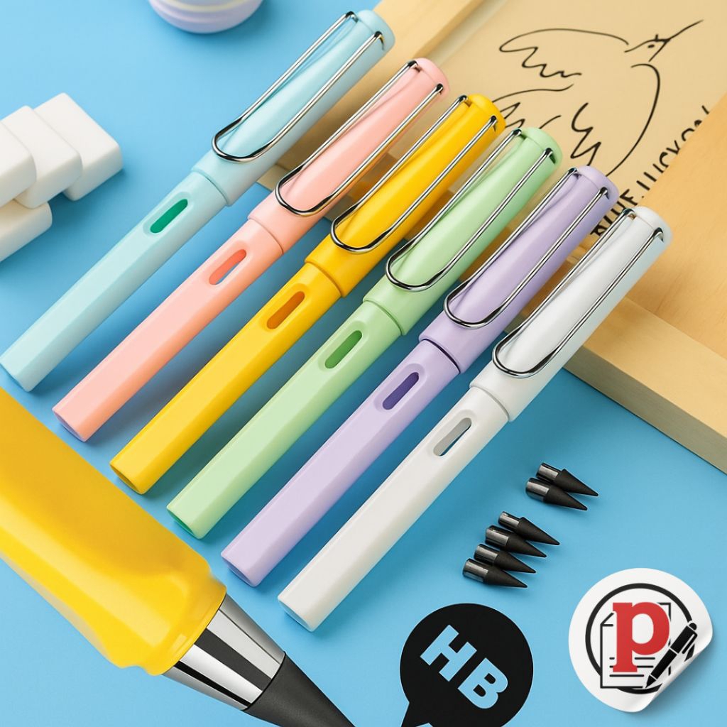 

Pensil Abadi Eternal + Penghapus / Pensil Tanpa Batas / Pesil Eternal Plus Eraser