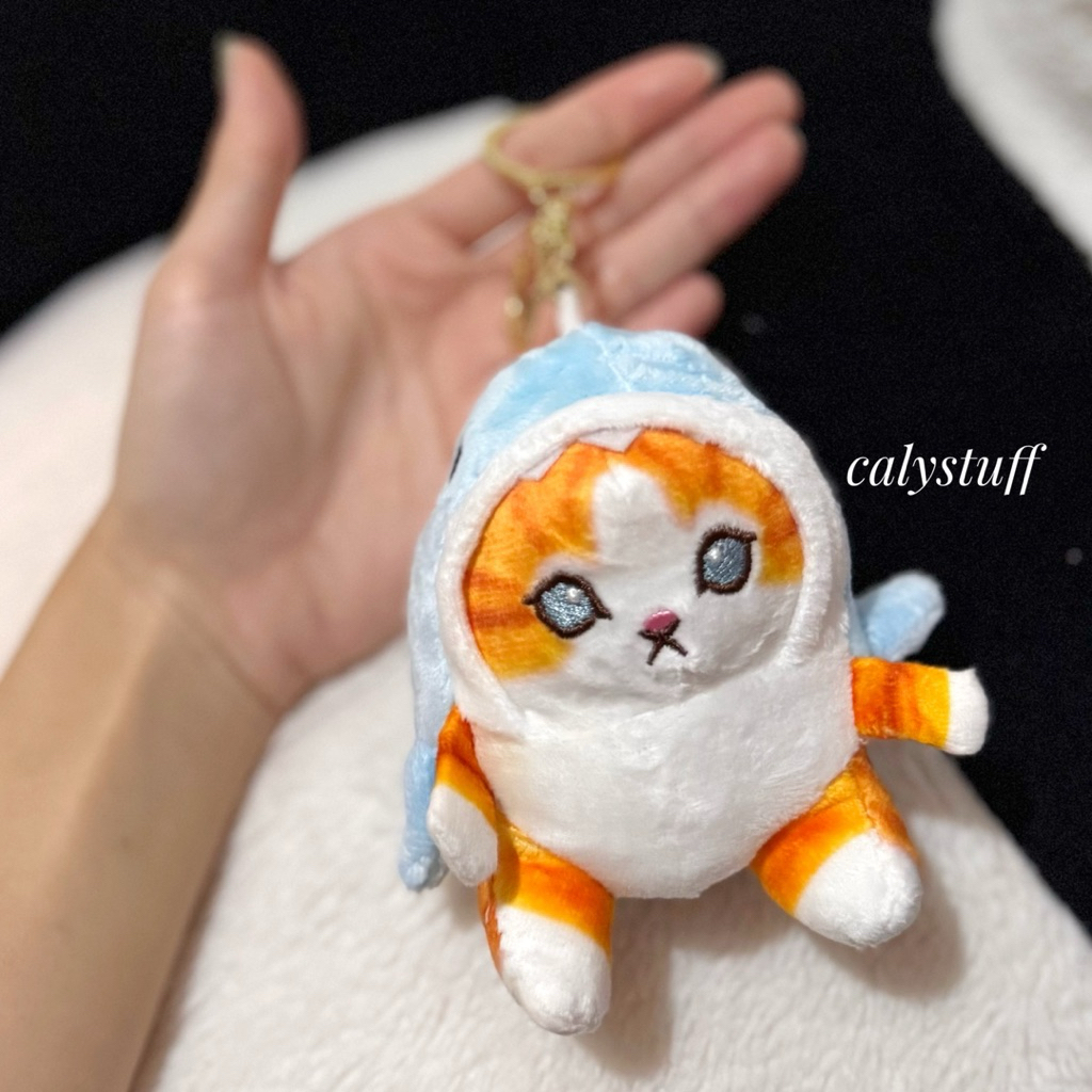 Gantungan Kunci Boneka Mofusand Hiu / Cute Mofusand Shark Keychain / Ganci Boneka Mofusand Hiu Lucu 