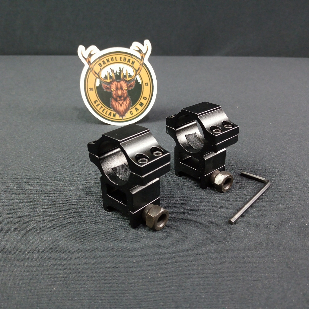 MOUNTING DOBEL BAUT OD25 REL 22 TINGGI / MONTING TELESKOP OD25 REL 22 (SC2234)