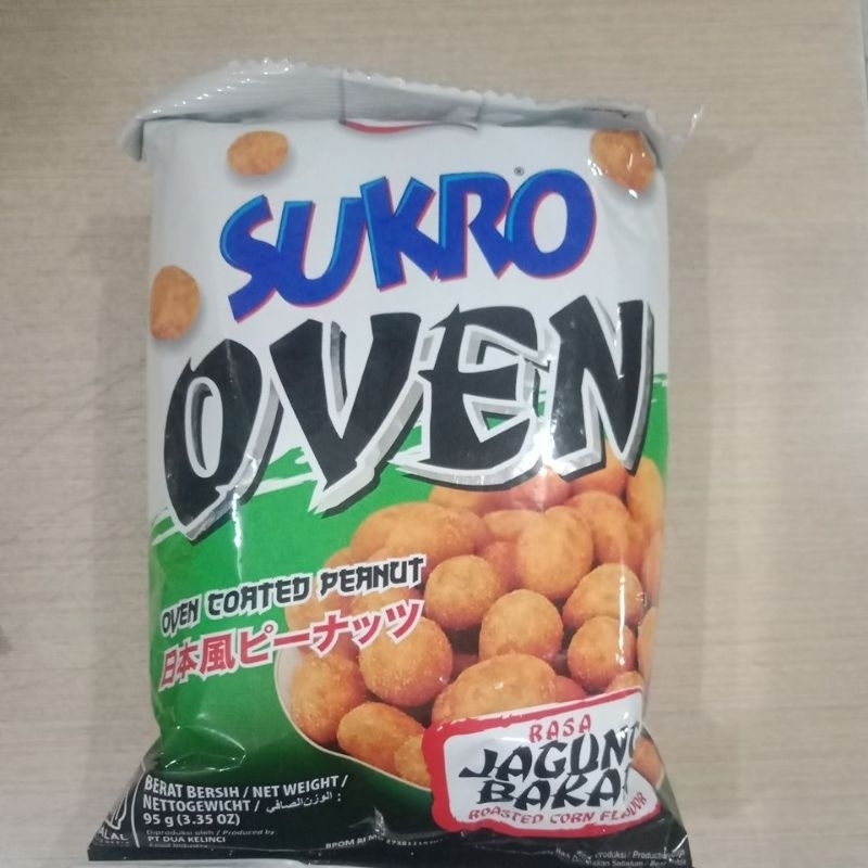 

[oddsolshop] pekanbaru/Sukro Oven Peanut Corn 95GR Kacang Panggang Jagung Bakar