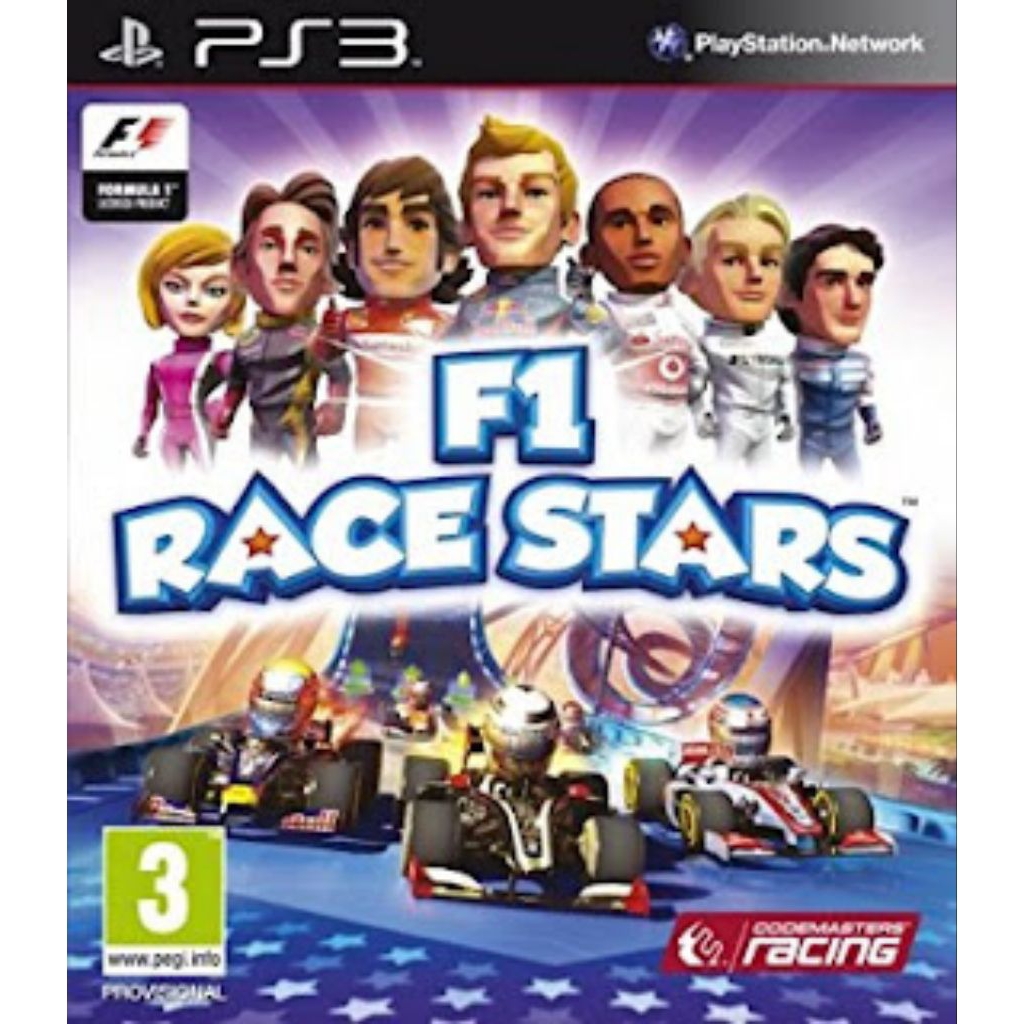 KASET GAME PS 3 F 1 RACE STARS
