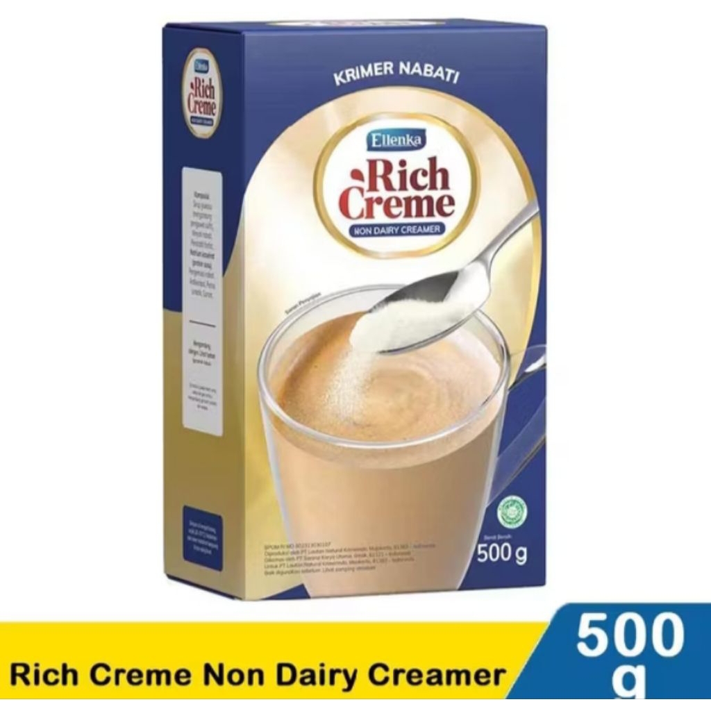 

CREAMER BUBUK ELENKA RICH CREME NON DAIRY CREAMER KEMASAN 500GR