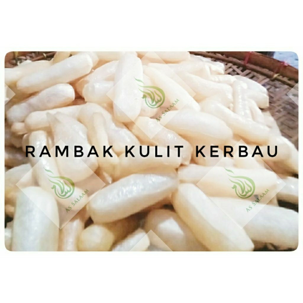 

500gram Kerupuk Rambak Kulit Kerbau Siap Santap Fresh Produksi