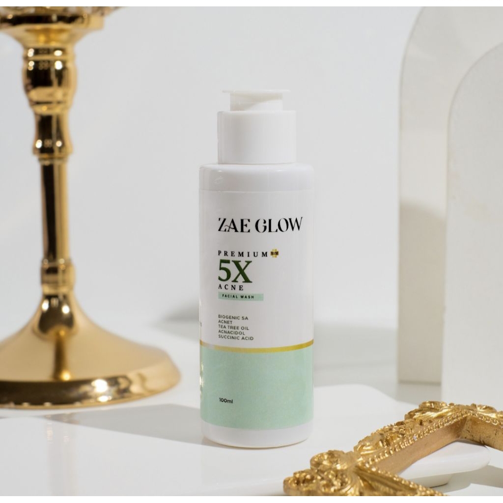 ZAE GLOW - Facial wash acne 5x premium