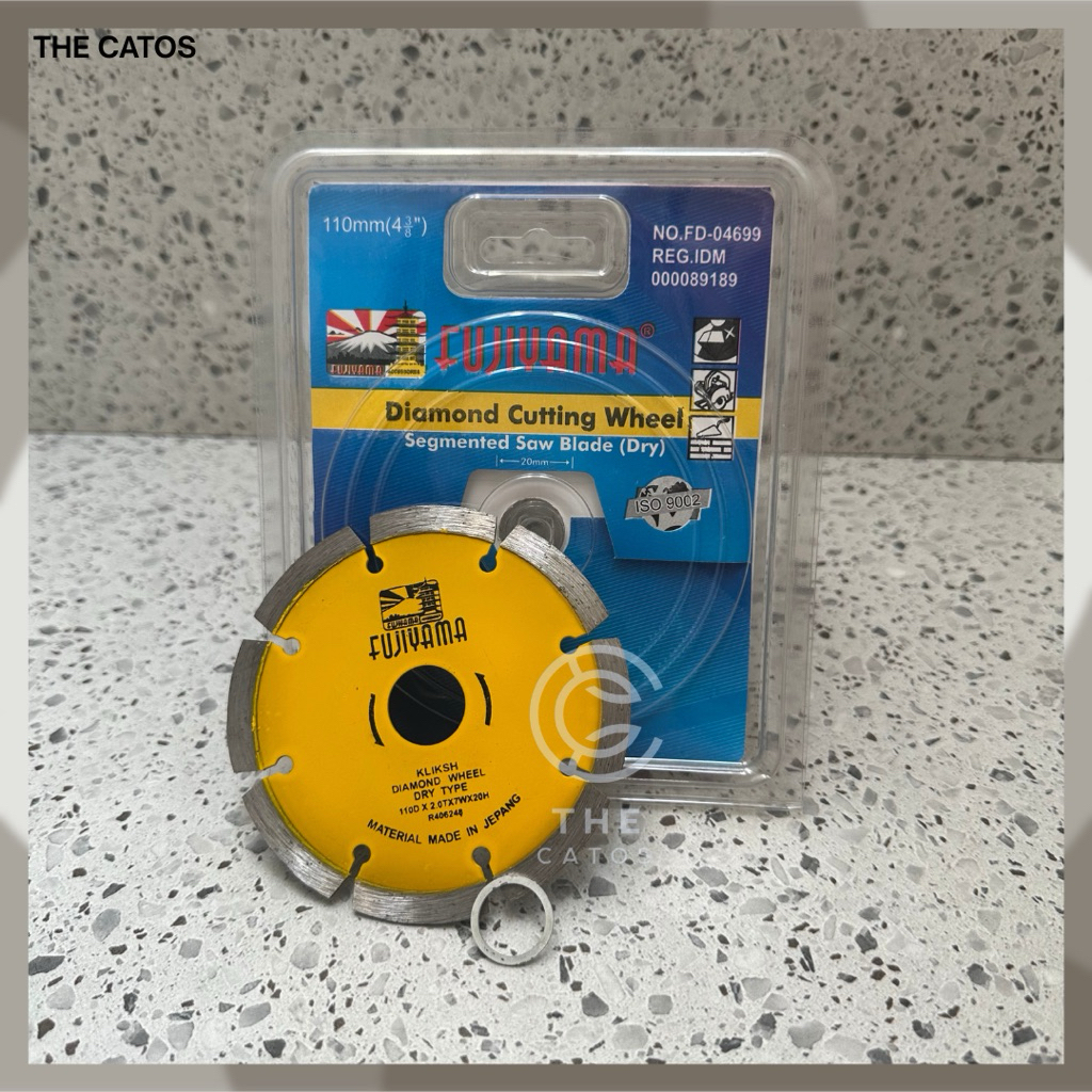 FUJIYAMA pisau potong granit pisau potong keramik diamond well dry/ kering