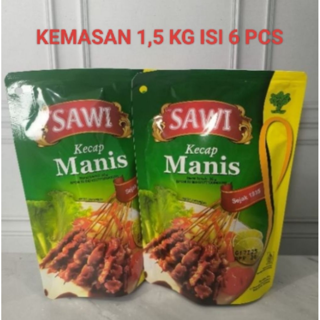 

(ISI 6) KECAP SAWI 1,5 KG