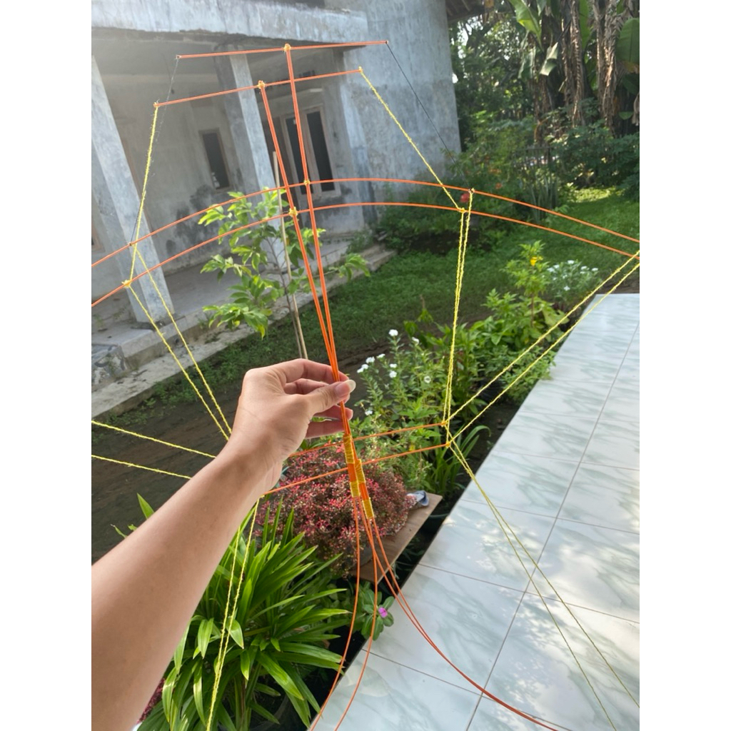 kerangka layangan cotek full fiber