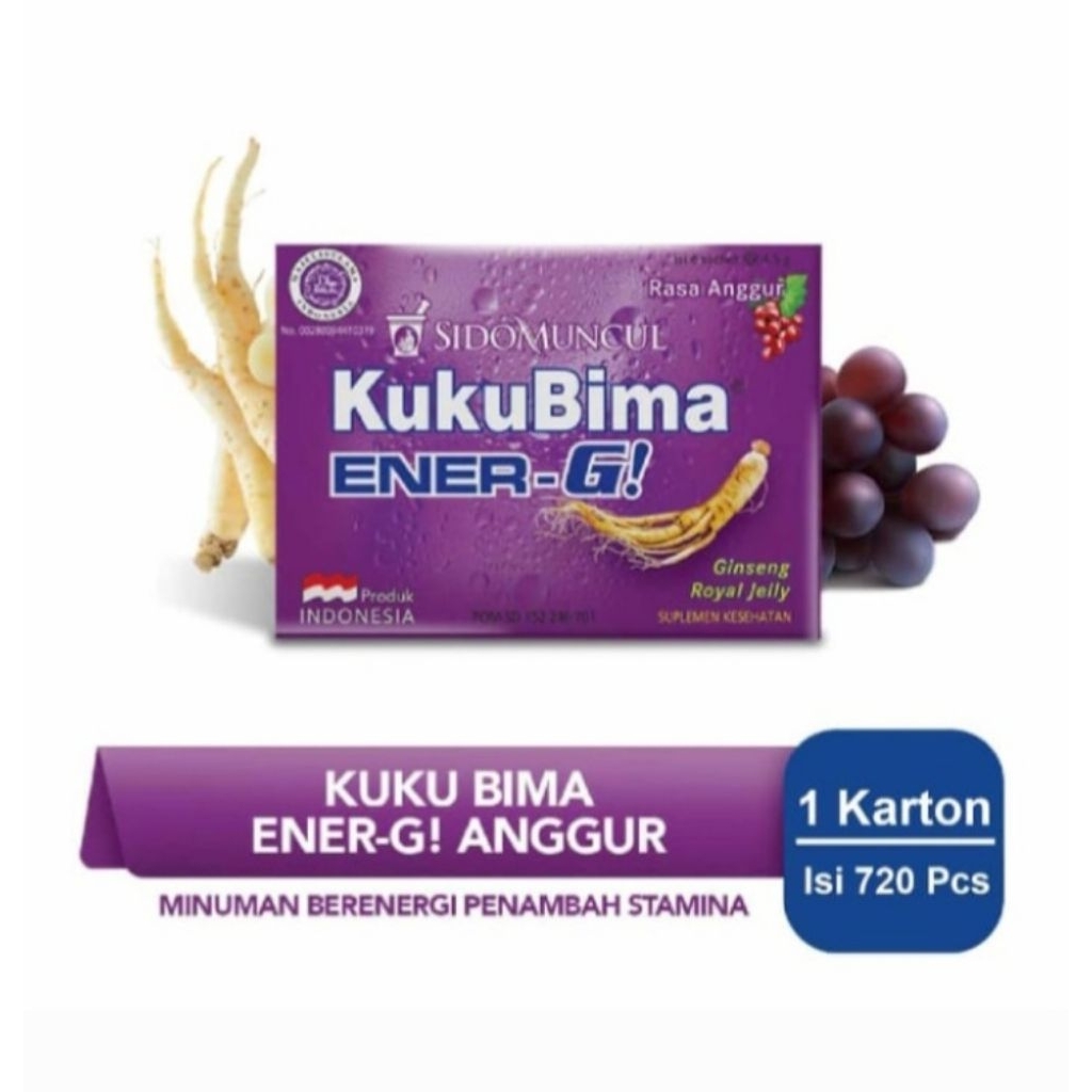 

KUKUBIMA ENER-G RASA ANGGUR 1 KARTON