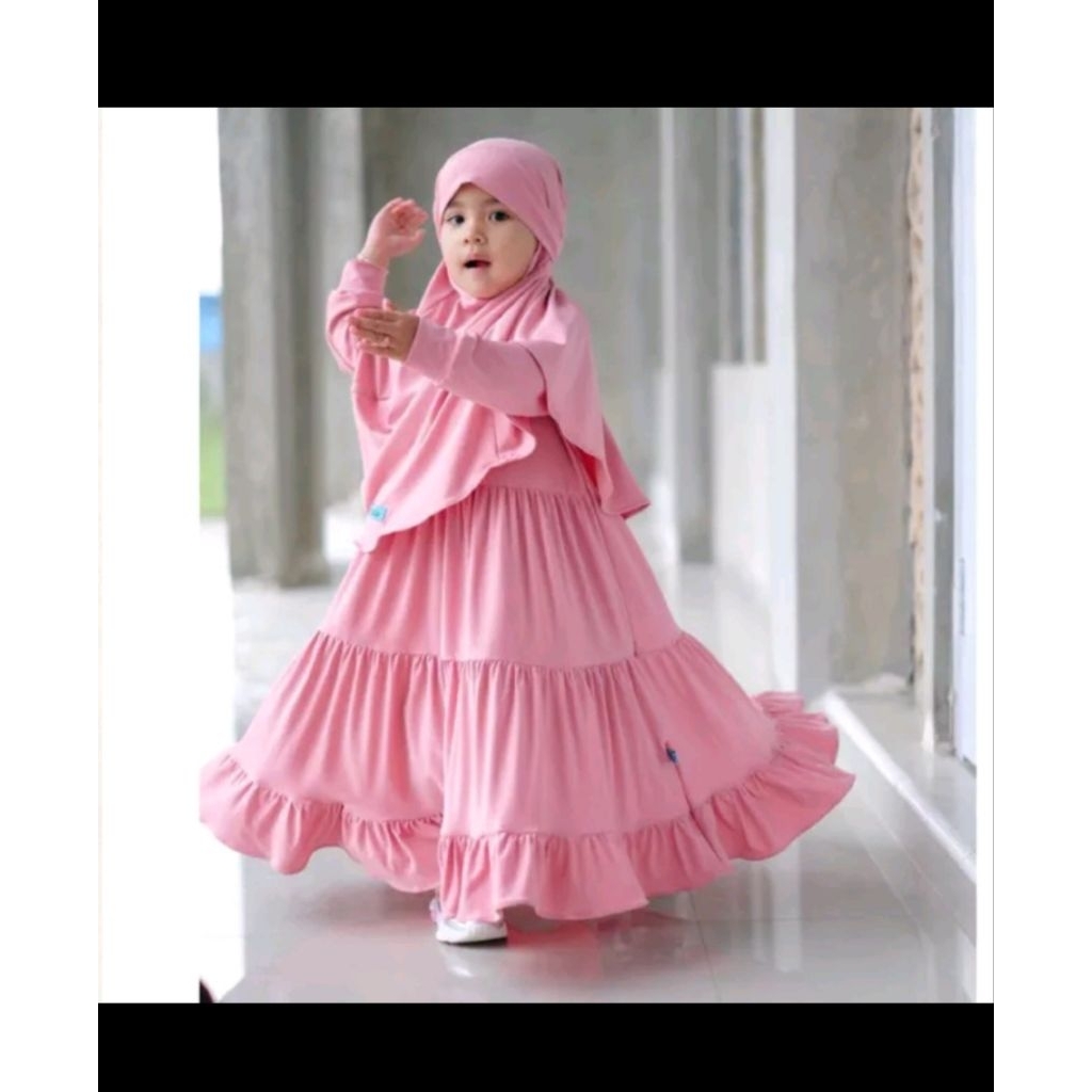 casila Madina set gamisila/gamis anak yang syar'i