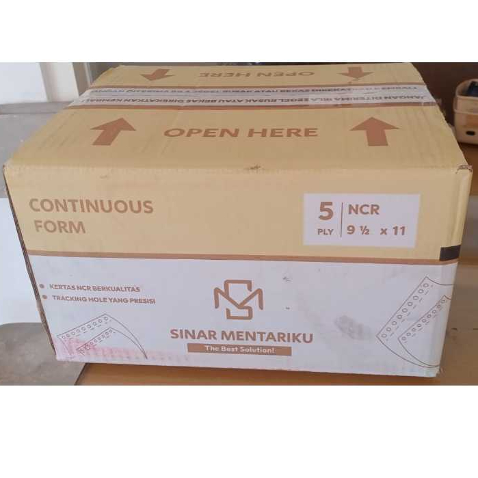 

5 Ply Warna Kertas Continuous Form Sinar Mentariku 9 1/2" X 11