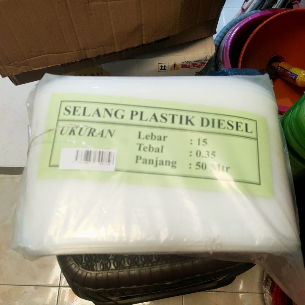 SELANG PLASTIK DIESEL SELANG PENGAIRAN SAWAH 3dim 50M
