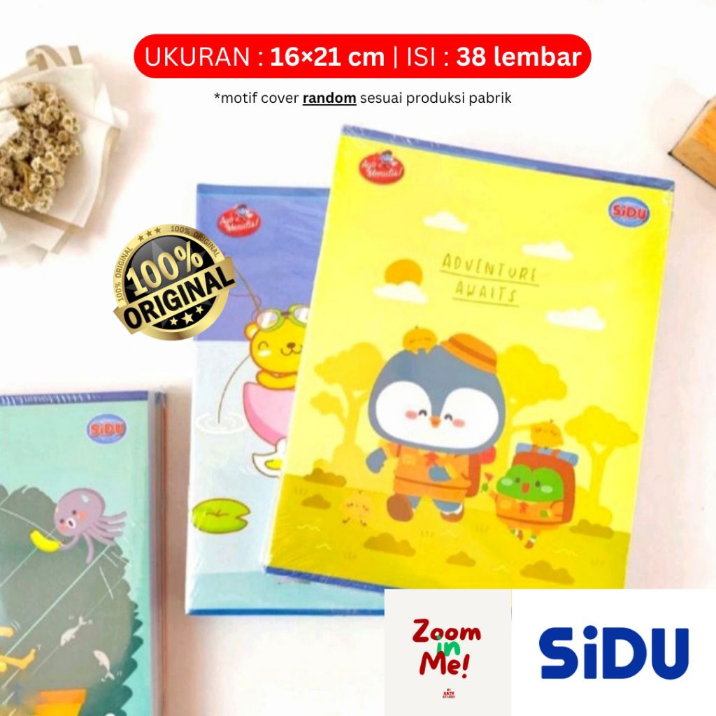 

(10PCS) BUKU TULIS SEKOLAH SIDU ISI 38 LEMBAR / BUKU TULIS SINAR DUNIA / SIDU 38
