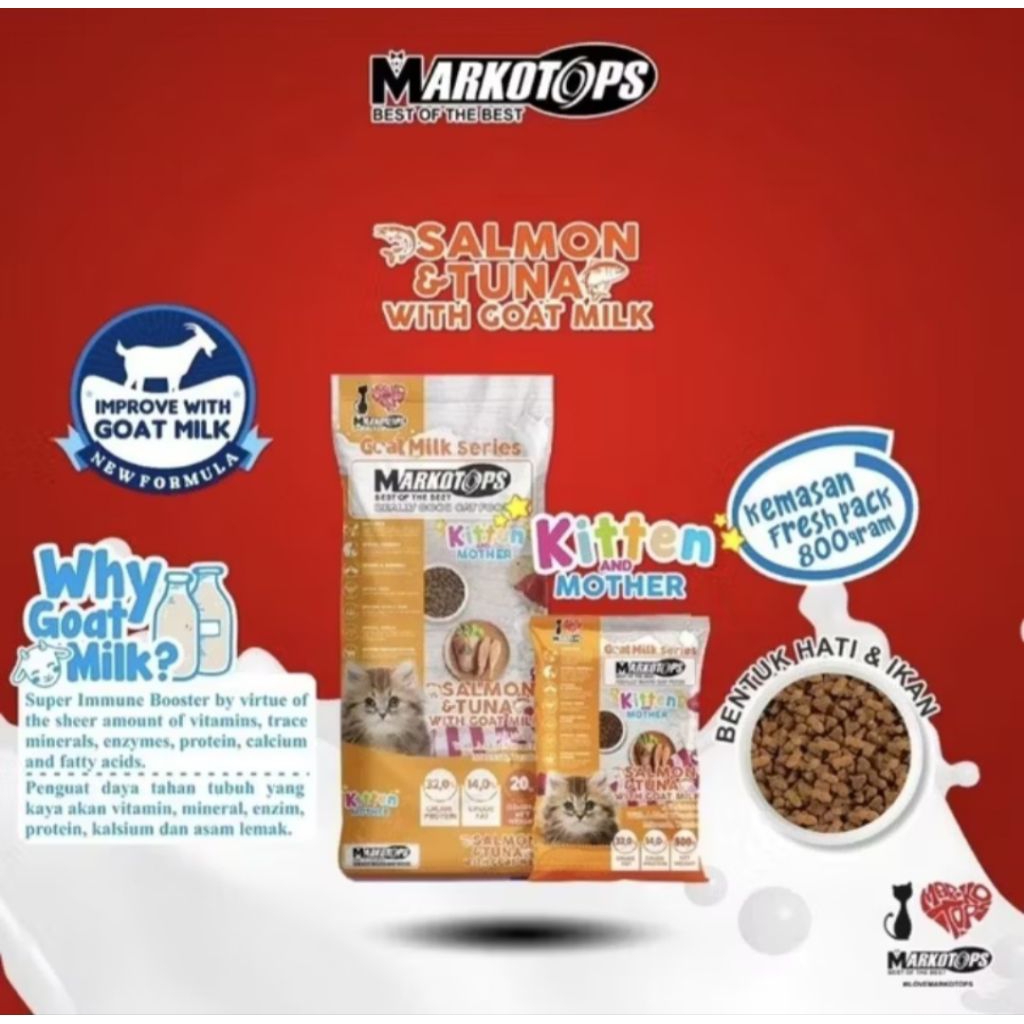 MARKOTOPS Kitten & Mother Kitten 800gram - Dry Food Cat