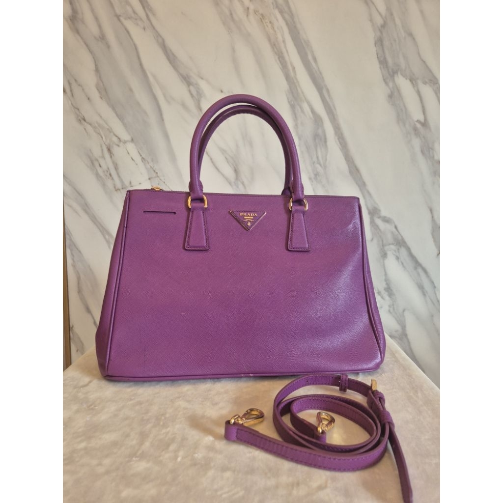 Prada purple zipper riri