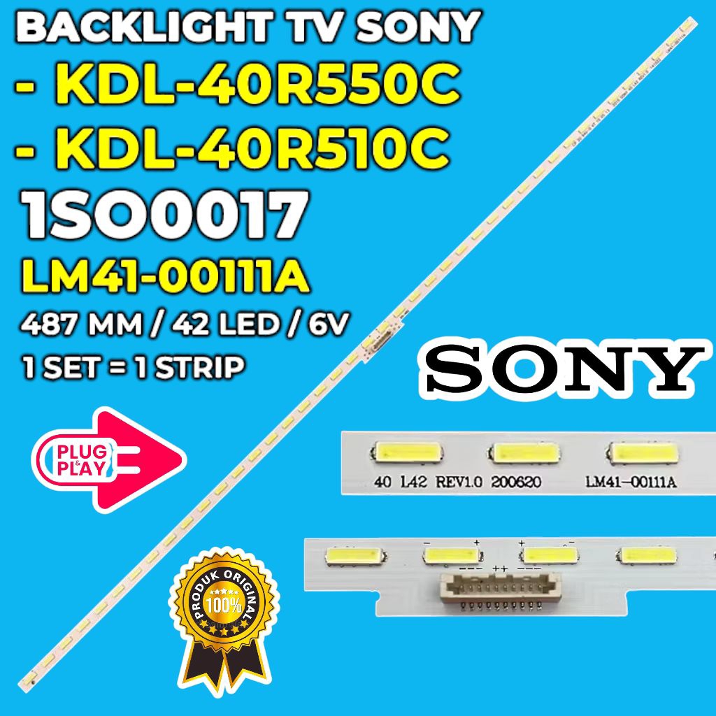 BACKLIGHT TV LED SONY 40 INC KDL-40R550C KDL-40R510C KDL 40R550C 40R510C