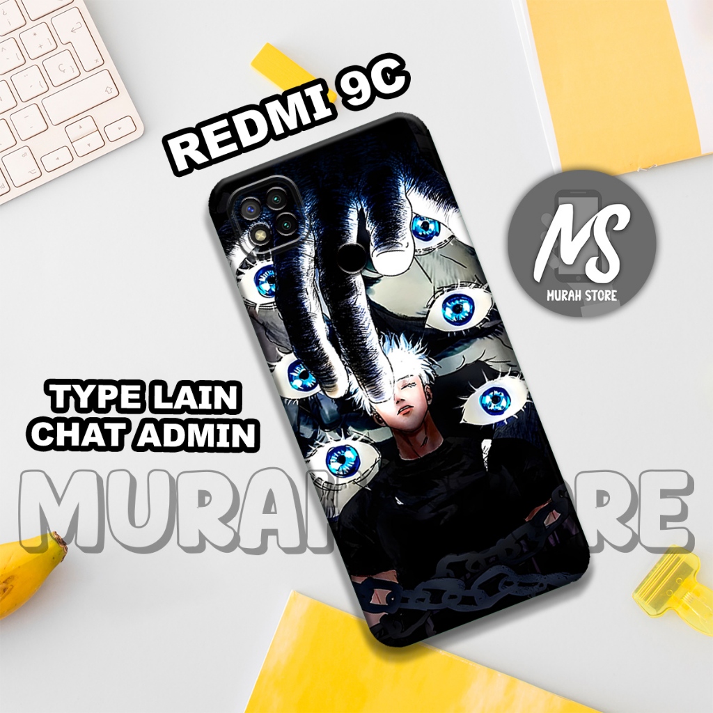 Softcase Karet REDMI 9C/MS8/Motif ANIME/Case REDMI 9C/Silikon REDMI 9C