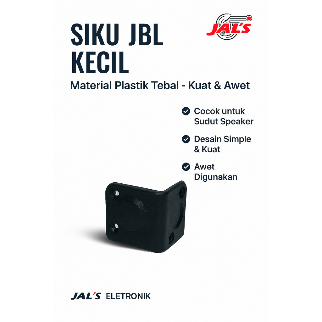 Siku Box Speaker Model JBL Kecil - Pelindung Sudut Kotak ( 4 Pcs )
