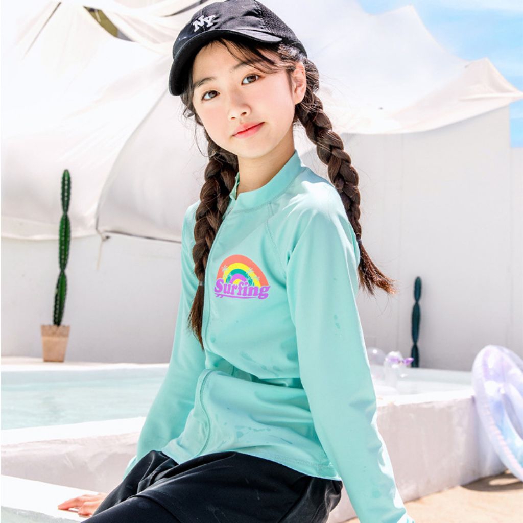 BR20 BAJU RENANG ANAK PEREMPUAN / BAJU RENANG 3IN1 / BAJU RENANG ANAK KOREA