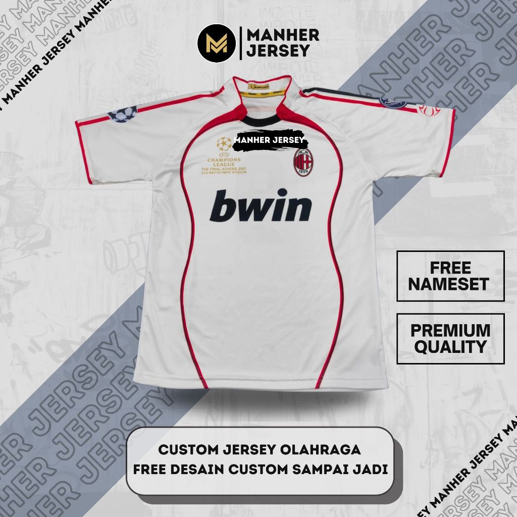 JERSEY MILAN 2007 FINAL UCL FULL PRINTING
