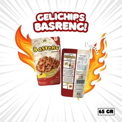 

Geli Chips Basreng Spicy Pedas Gurih Daun Jeruk (Bakso Goreng) 65gr